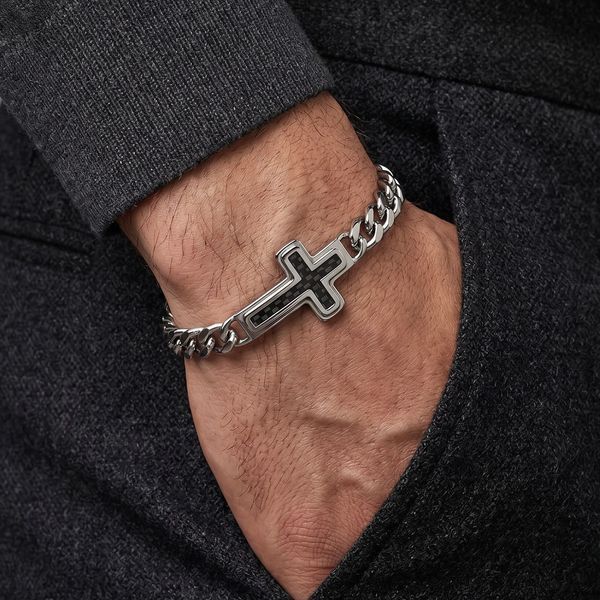 Чоловічий кубинський браслет "Віра"  1152 фото